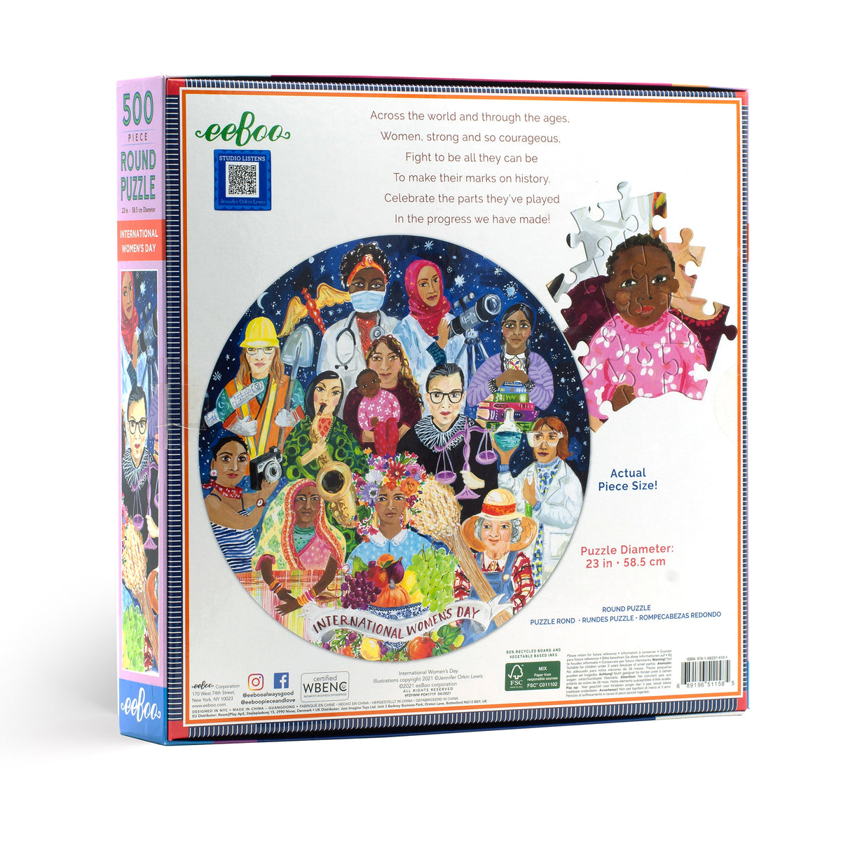 International Women's Day 500 Piece Puzzle